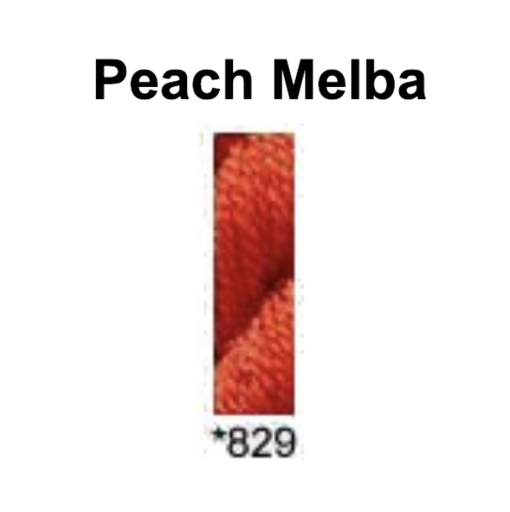 [GumnutThreadsDaisy829] Gumnut Threads Daisies 829 Peach Melba