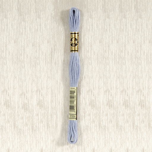 [DMCStrandedCotton159] DMC Stranded Cotton 0159 Light Gray Blue