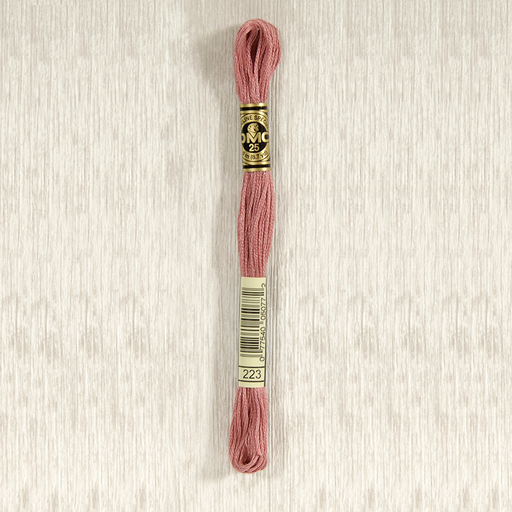 [DMCStrandedCotton223] DMC Stranded Cotton 0223 Light Shell Pink