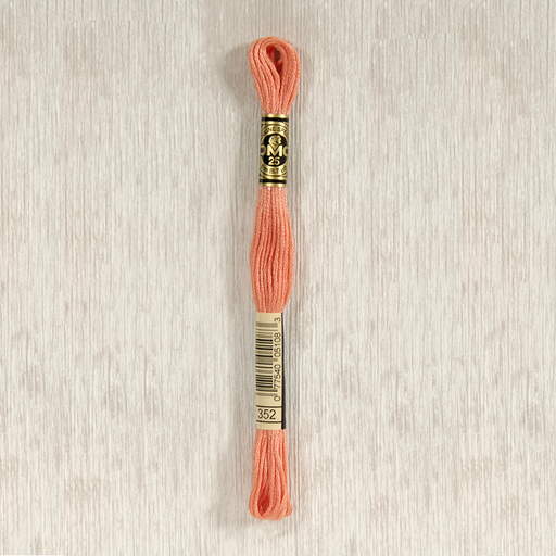 [DMCStrandedCotton352] DMC Stranded Cotton 0352 Light Coral