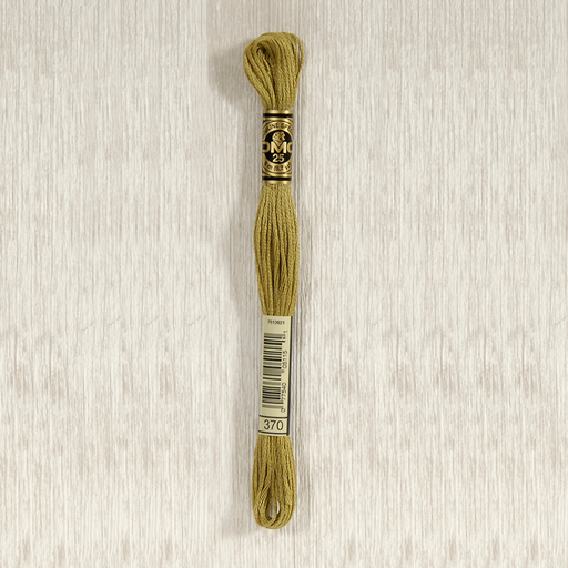 [DMCStrandedCotton370] DMC Stranded Cotton 0370 Medium Mustard