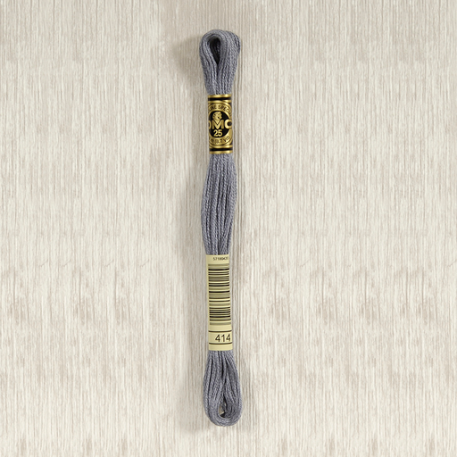 [DMCStrandedCotton414] DMC Stranded Cotton 0414 Dark Steel Gray