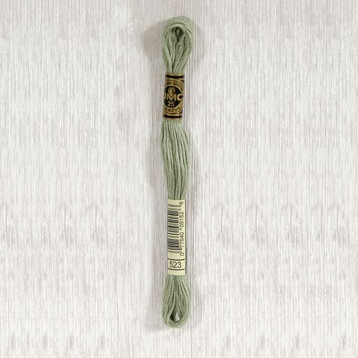 [DMCStrandedCotton523] DMC Stranded Cotton 0523 Light Fern Green