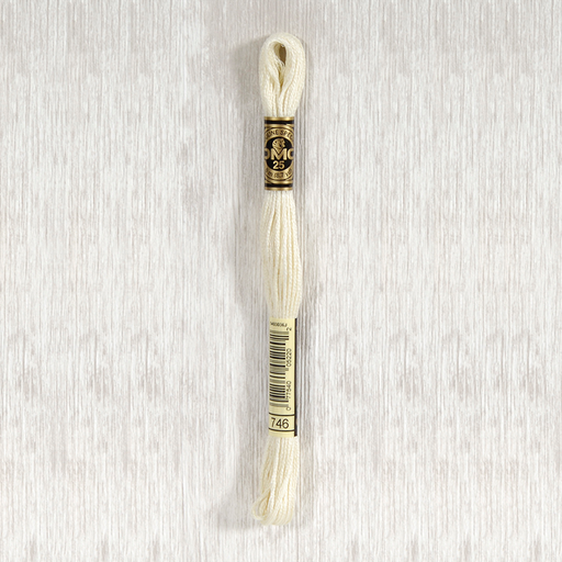 [DMCStrandedCotton746] DMC Stranded Cotton 0746 Off White