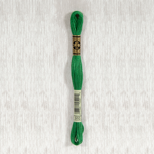 [DMCStrandedCotton910] DMC Stranded Cotton 0910 Dark Emerald Green