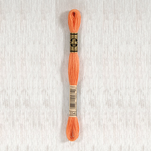 [DMCStrandedCotton3340] DMC Stranded Cotton 3340 Medium Apricot