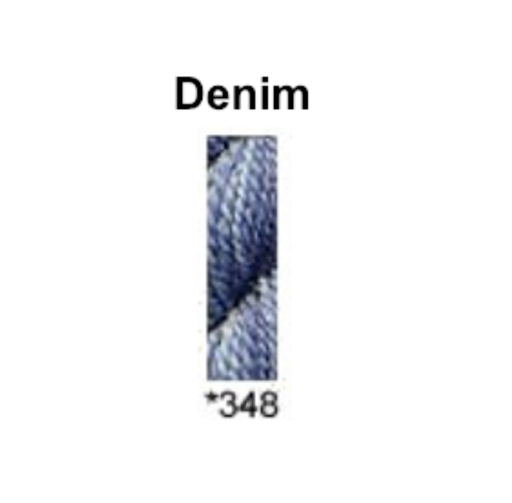 [GumnutThreadsPoppies348] Gumnut Threads Poppies 348 Denim