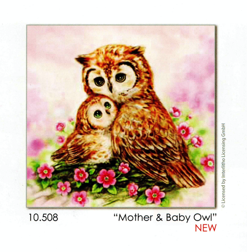 [Grafitec10508] Grafitec 10.508 Mother and Baby Owl