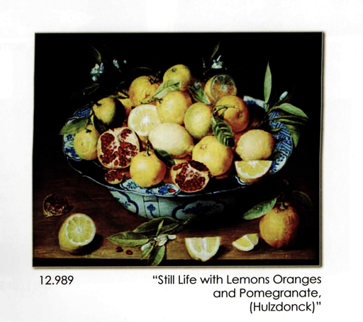 [Grafitec12989] Grafitec 12.989 Still Life with Lemons, Oranges, and Pomegranate (Hulzdonck)