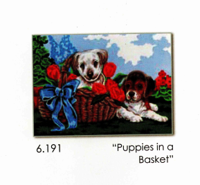 [Grafitec6191] Grafitec 6.191 Puppies in a Basket