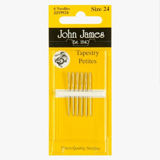 [JohnJamesNeedlesSize24PETITESTapestryNeedlespkt6] John James Tapestry PETITES Needles Size 24 (pkt 6)