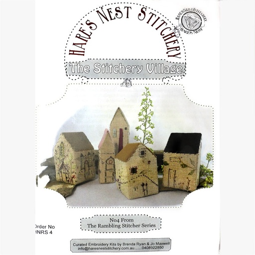[haresnest-thestitcheryvillagekit] Hare's Nest Stitchery The Stitchery Village kit