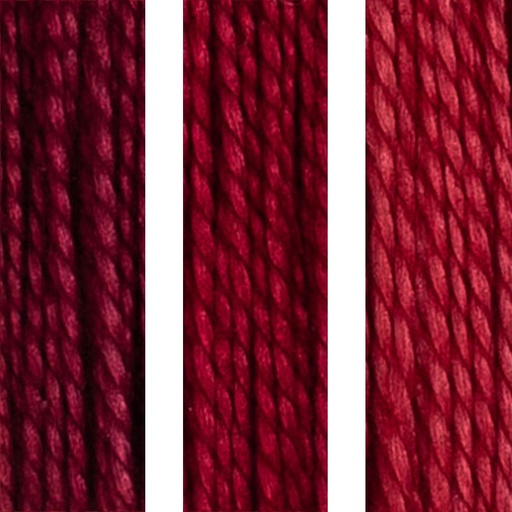 [house-of-embroidery-perle-12-p40abc-christmas-red] House of Embroidery Perle 12 40 A,B,C Christmas Red