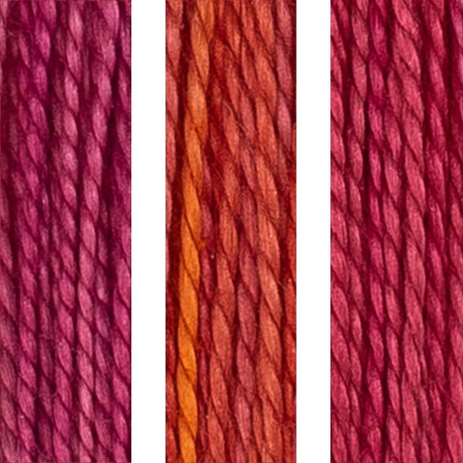 [house-of-embroidery-perle-12-p-43-abc-flame] House of Embroidery Perle 12 43 A,B,C Flame