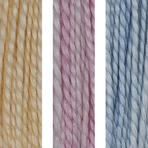 [House-of-Embroidery-Perle-12-P96-ABC-Candytuft] House of Embroidery Perle 12 96 A,B,C Candytuft