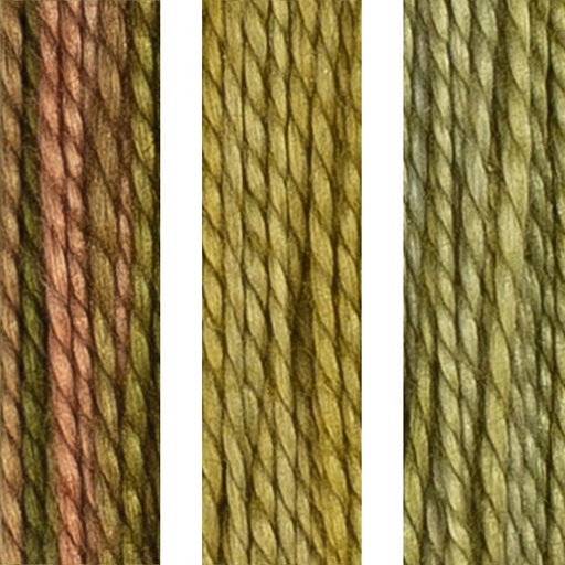 [house-of-embroidery-perle-8-p4abc] House of Embroidery Perle 8 04 A,B,C Fern