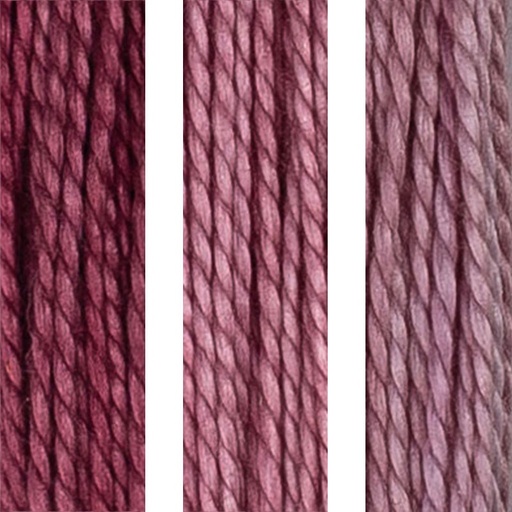 [house-of-embroidery-perle-8-p23-abc-plum] House of Embroidery Perle 8 23 A,B,C Plum