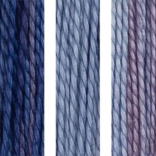 [house-of-embroidery-perle-8-p57-iris] House of Embroidery Perle 8 57 A,B,C Iris