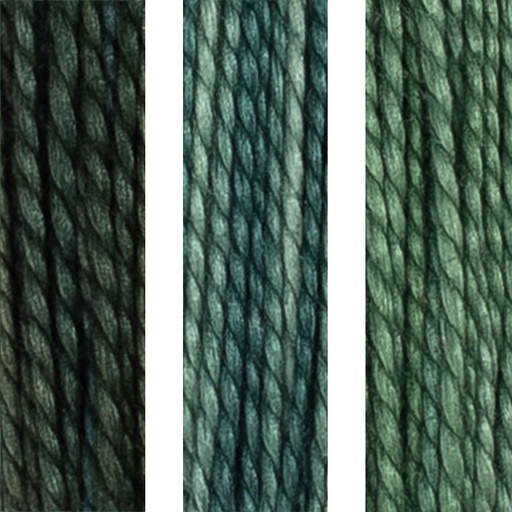 [house-of-embroidery-perle8p58-abc-christmas-green] House of Embroidery Perle 8 58 A,B,C Christmas Green