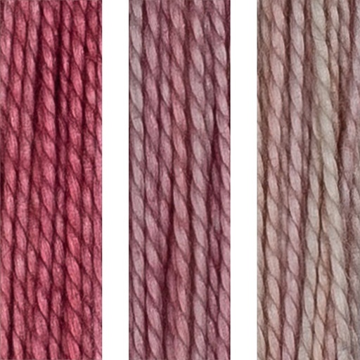 [house-of-embroidery-perle-8-p81-abc-clarkia] House of Embroidery Perle 8 81 A,B,C Clarkia