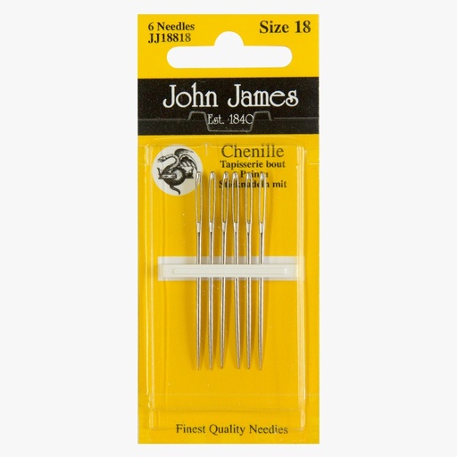 [JohnJamesChenillesize18] John James Chenille Needles Size 18