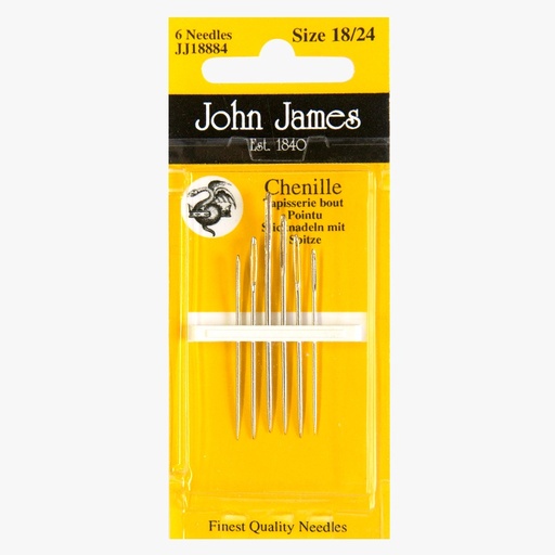 [JohnJamesChenillesize1824] John James Chenille Needles Size 18/24