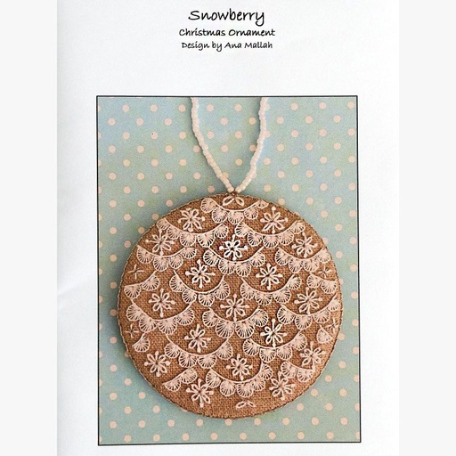 [ana-mallah---snowberry-christmas-ornament] Ana Mallah Snowberry Christmas Ornament