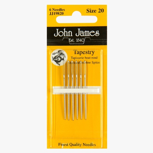 [JohnJamesTapestrysize20] John James Tapestry Needles Size 20