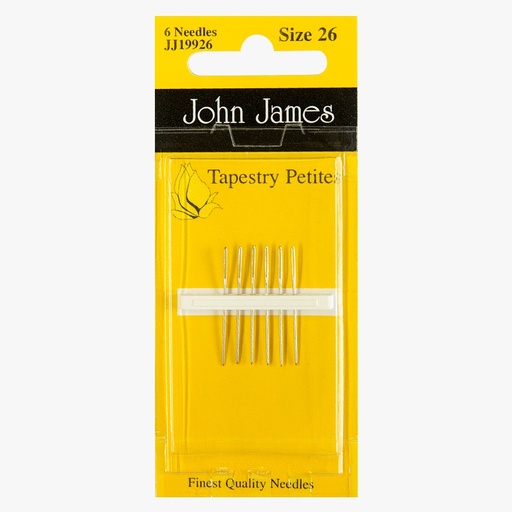 [JohnJamesNeedlesSize26PETITESTapestryNeedlespkt6] John James Tapestry PETITES Needles Size 26 (pkt 6)