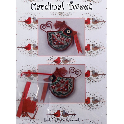 [JustNanCardinalTweet] Just Nan Cardinal Tweet Cross Stitch