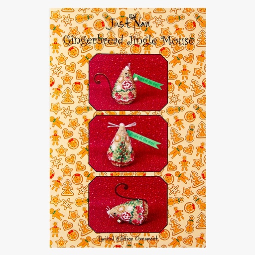 [justnangingerbreadjinglemouse] Just Nan Gingerbread Jingle Mouse