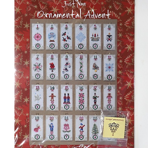 [just-nan-ornamental-advent-cross-stitch] Just Nan Ornamental Advent Cross Stitch