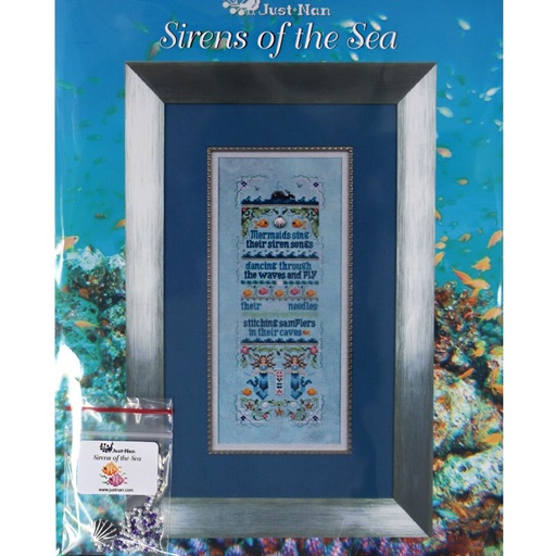 [just-nan-sirens-of-the-sea-counted-cross-stitch-sampler] Just Nan Sirens of the Sea Cross Stitch Sampler