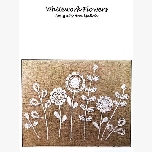 [anamallahwhiteworkflowers] Ana Mallah Whitework Flowers Kit