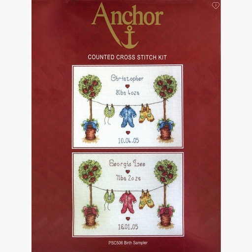 [anchorcountedcrossstitchbirthsampler] Anchor Counted Cross Stitch Birth Sampler