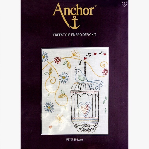[anchorfreestyleembroiderybirdcage] Anchor Freestyle Embroidery Birdcage
