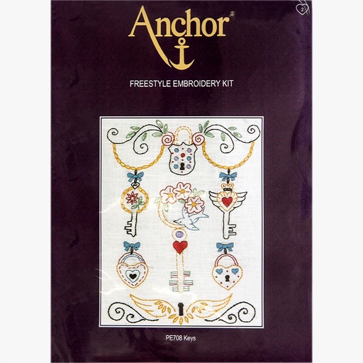 [anchorfreestyleembroiderykitkeys] Anchor Freestyle Embroidery Kit Keys