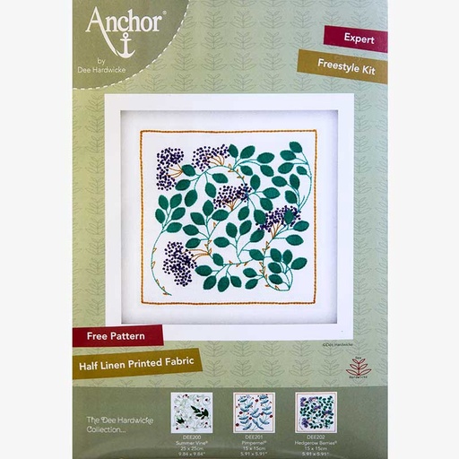 [anchorprintedlinencollectionbydeehardwickehedgegrowberries] Anchor Printed Linen Collection by Dee Hardwicke Hedgegrow Berries
