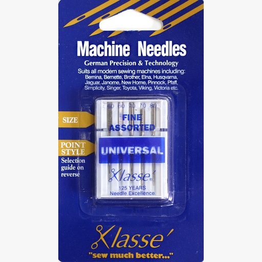 [KlasseMachineNeedlesAssorted] Klasse Machine Needles Assorted