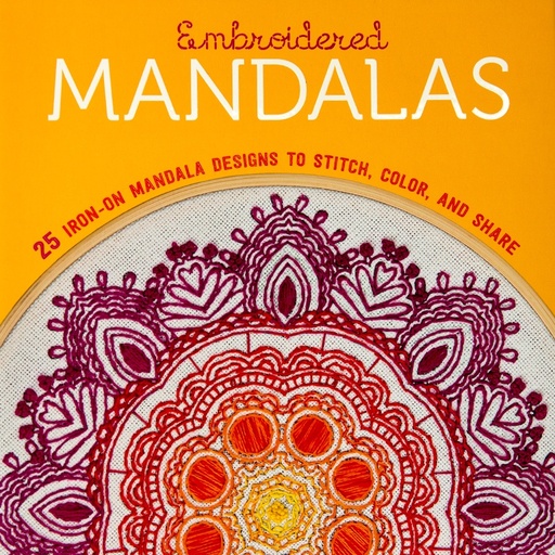 [embroideredmandalasiron-ontransfers] LARK CRAFTS Embroidered Mandalas Iron-on Transfers