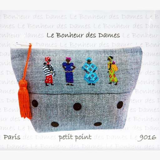 [LeBonheurdesDamespetitpoint9016] Le Bonheur des Dames Petit Point Pouch Samplers 9016