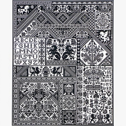 [long-dog-samplers---death-by-cross-stitch---counted-cross-stitch-pattern] Long Dog Samplers Death By Cross Stitch