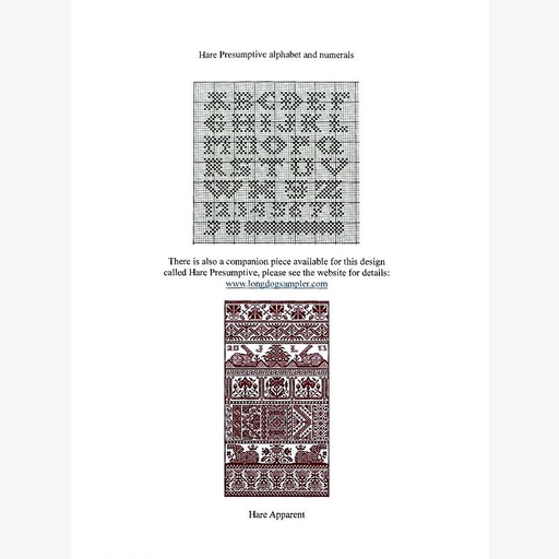 [longdogsamplerharepresumptivecrossstitchpattern] Long Dog Samplers Hare Presumptive