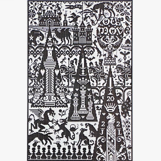 [long-dog-samplers---opening-gambit---counted-cross-stitch-pattern] Long Dog Samplers Opening Gambit