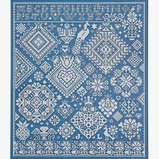 [long-dog-samplers---opus-1-counted-cross-stitch-pattern] Long Dog Samplers Opus 1