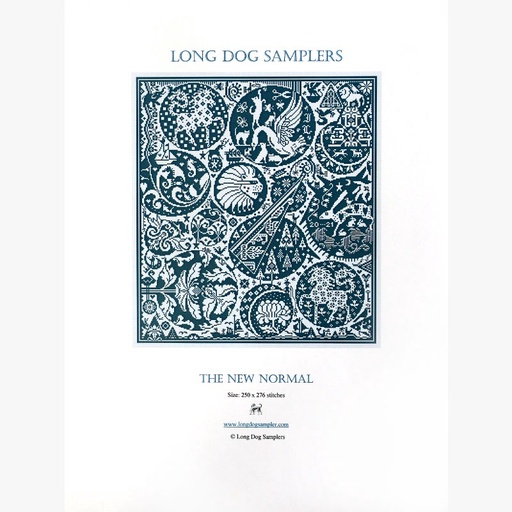 [longdogsamplersthenewnormalcountedcrossstitchpattern] Long Dog Samplers The New Normal