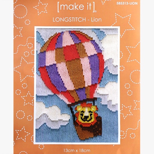 [make-it-long-stitch-lion] Make It Longstitch Kit - Lion