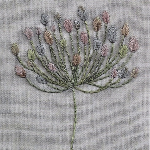 [maytime-distributors-stamped-panel-agapanthus] Maytime Distributors Stamped Panel Agapanthus