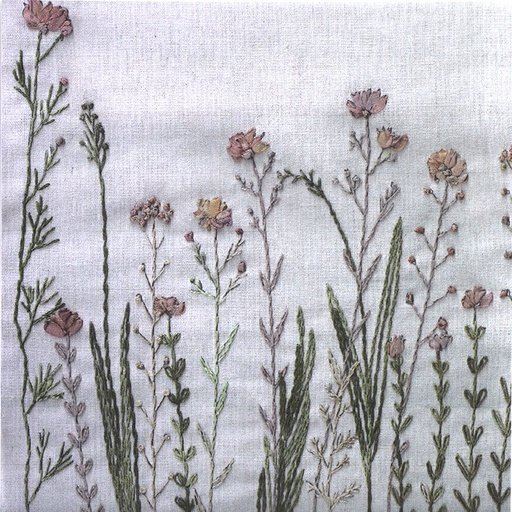 [maytime-distributors-stamped-panel-cushion--meadow-field] Maytime Distributors Stamped Panel PH018XL Meadow Field Cushion