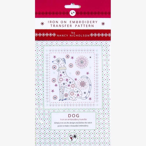 [nancynicholson-dog-ironontransfer] Nancy Nicholson - Dog - Iron On Transfer